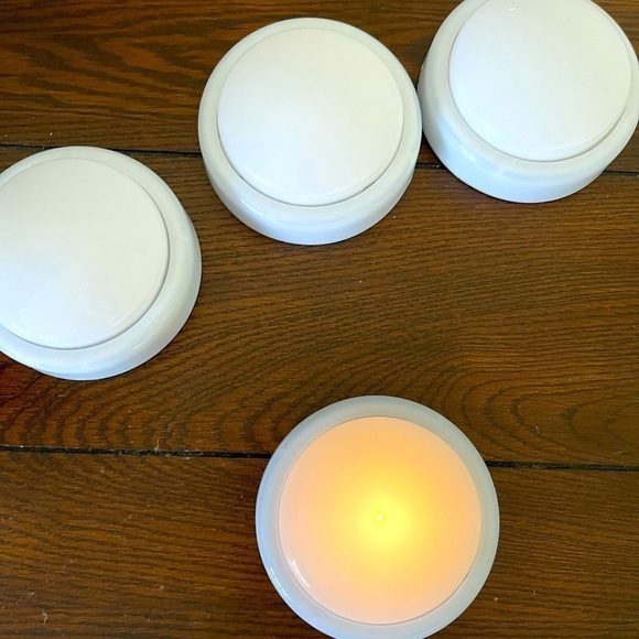 3 Wireless LED Puck Light, Battery Powered Led Night Light Button Type Touch - Picture 1 of 1